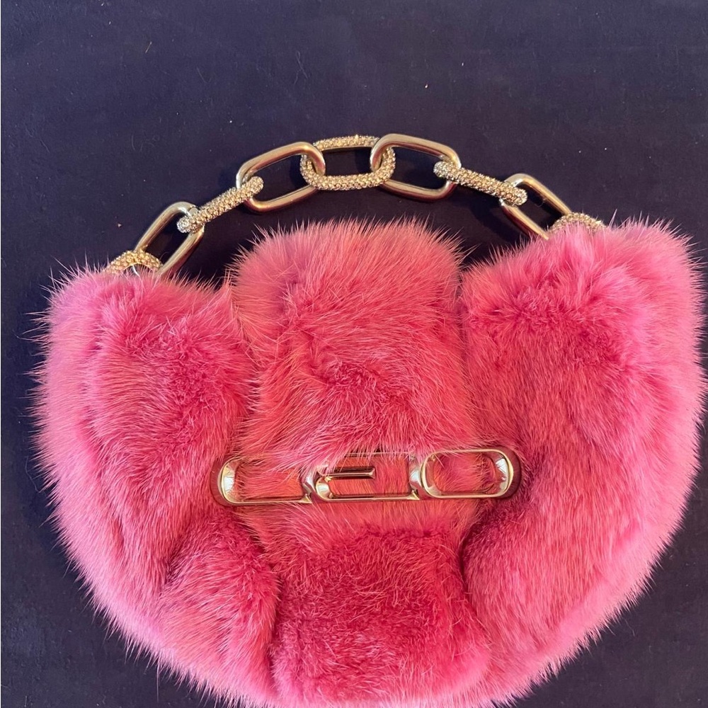Alexander Wang real fur mini bag